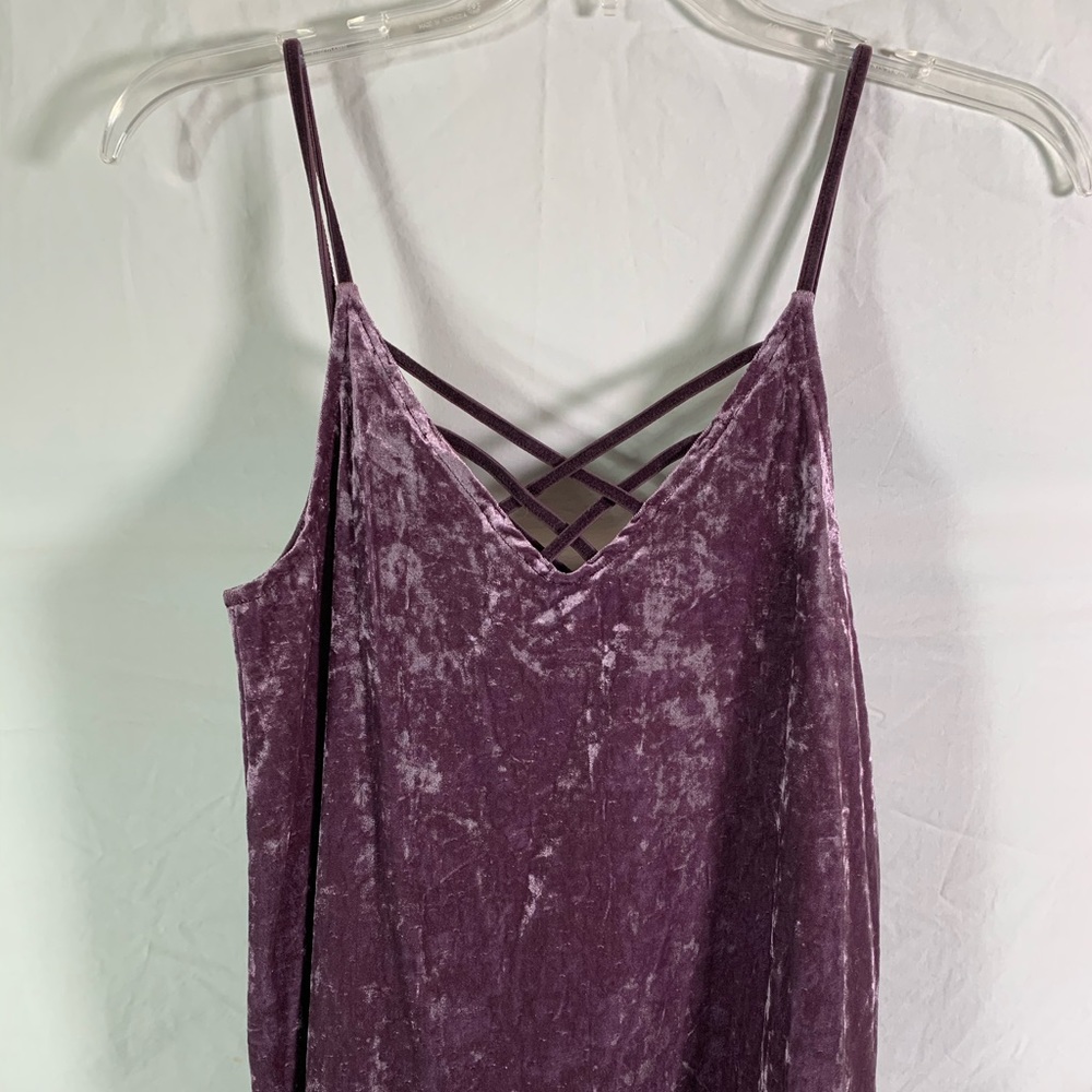 Crushed velvet camisole from American Eagle
